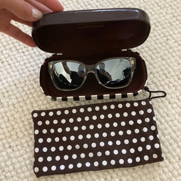 henri bendel Accessories - Rare Henri Bendel Clear Frame Mirror Lense Sunglasses